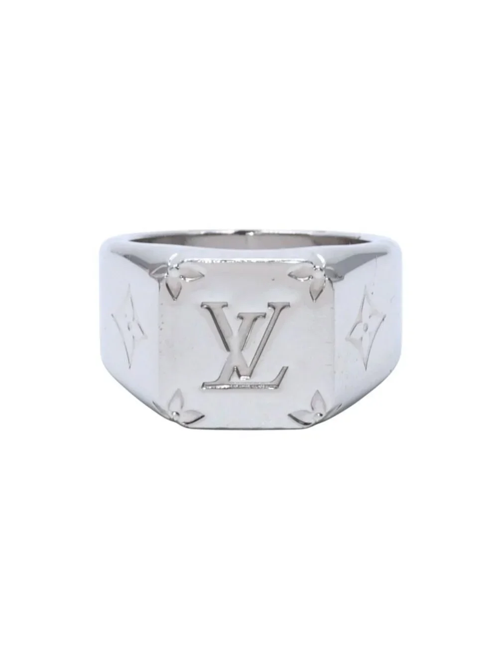 Louis Vuitton Silver Ring Signet
